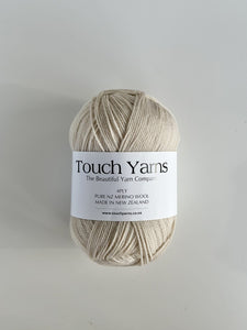 pure merino 4ply oatmeal