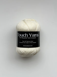 pure merino 8ply - natural white