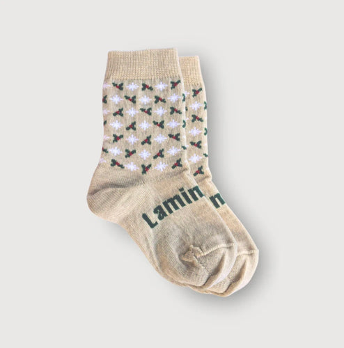 merino wool socks - baby - holly