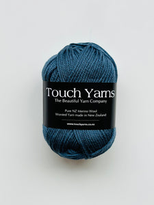 pure merino 8ply - denim