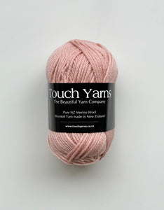 pure merino 8ply - peony