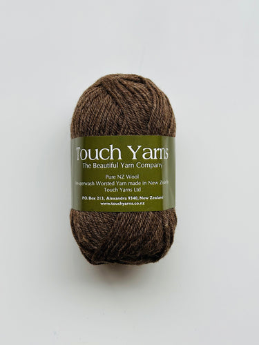 pure merino 8ply - walnut