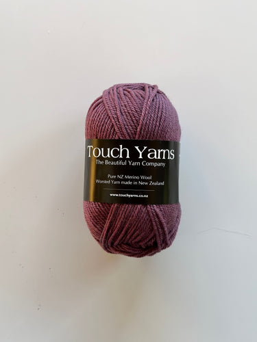 pure merino 8ply - eggplant