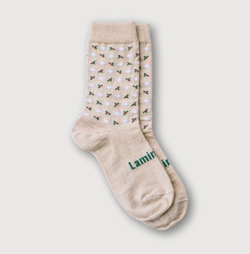 merino wool socks - child - holly