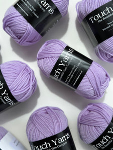 pure merino 8ply - lilac