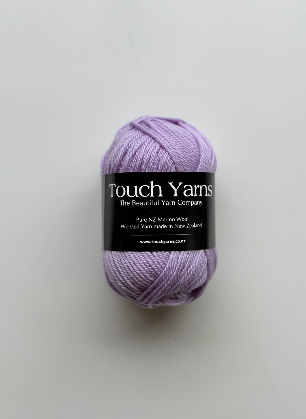 pure merino 8ply - lilac