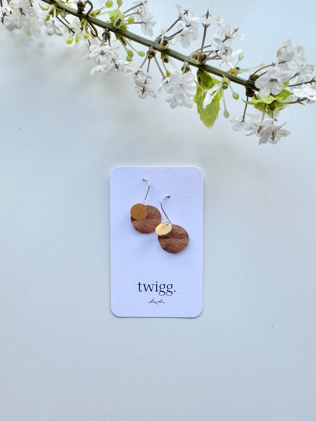 twigg - flynn disc earrings - best seller